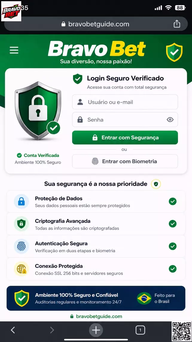 Segurança de Dados Bravo Bet