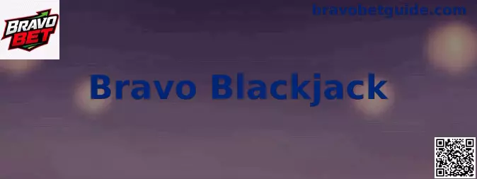 Interface do Bravo Blackjack com mesa virtual de cartas