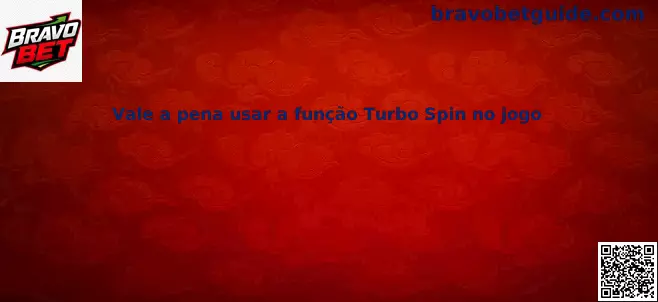 Visualização da função Turbo Spin em jogos de slots na plataforma Bravo Bet