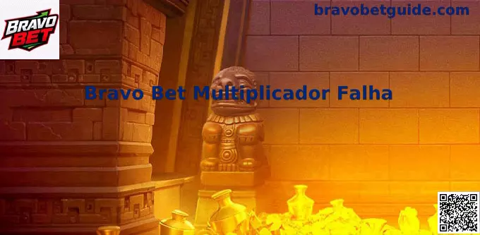Interface com erro Bravo Bet Multiplicador Falha mostrando o travamento do multiplicador